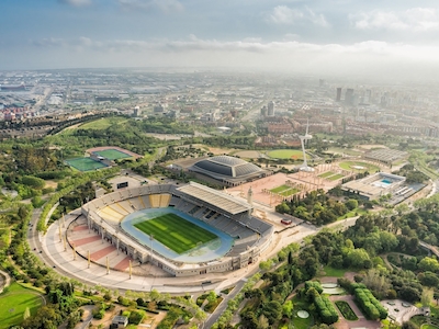 Das Estadi Olímpic Lluís Companys des FC Barcelona
