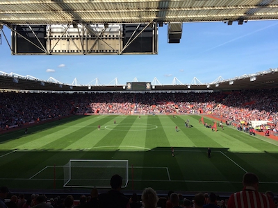Southampton in het St. Mary's Stadium