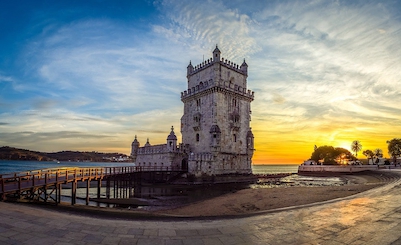 Toren van Belém Lissabon Voetbalreis Portugal