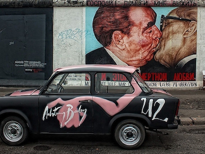 Berlin Wall Graffiti - Number 1 Football Travel
