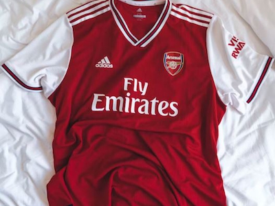 Arsenal_shirt_Number 1 Voetbalreizen