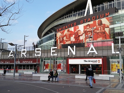 Das Emirates-Stadion von Arsenal